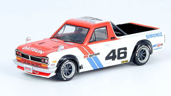 INNO Models 1/64 Nissan Sunny Truck "Hakotora" #46 "BRE Datsun" Concept Paint Design (Red)