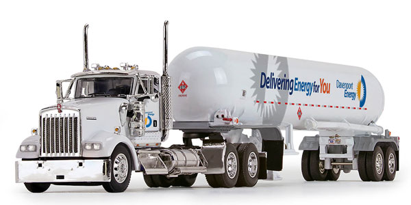 First Gear 1/64 Kenworth W900 Day Cab & Mississippi LP Tank Trailer Davenport Energy