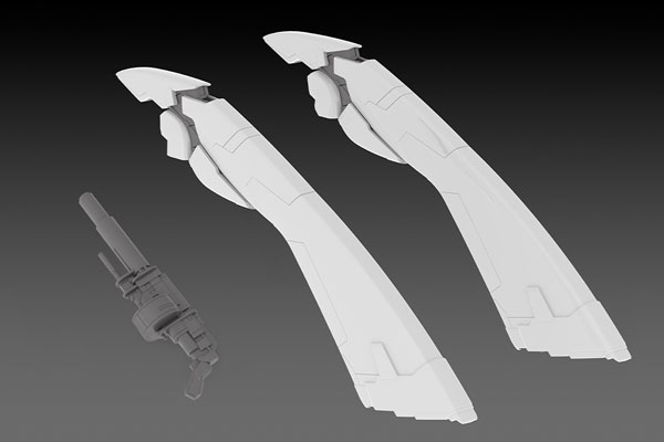 Plum POWERDoLLS2 1/35 Power Loader X-4+ (PD-802) Armored Infantry Weapon Set 1 [Angel Wing & M51 Grenade]