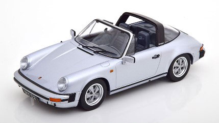 KK Scale 1/18 포르쉐 911 카레라 3.2 타르가 250,000 애니버서리 1988 실버