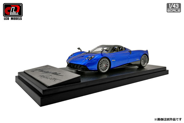 LCD MODEL 1/43 Pagani Huayra Roadster Blue