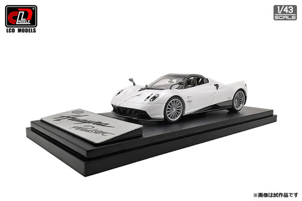 LCD MODEL 1/43 Pagani Huayra Roadster White