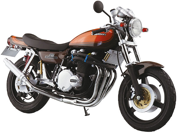 Aoshima The Bike No.46 1/12 Kawasaki Z2 750RS '73 Custom Plastic Model