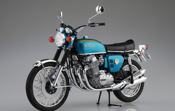 Aoshima The Bike No.1 1/12 Honda CB750 Dream CB750 FOUR '69 Plastic Model