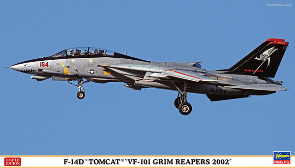 Hasegawa 1/72 F-14D Tomcat "VF-101 Grim Reapers 2002" Plastic Model