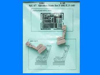 Aires 1/48 SJU-17 Ejection Seat (2pcs.) (For F/A-18E/F, F-14D)