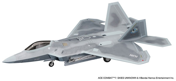 Hasegawa 1/48 "Ace Combat 7 Skies Unknown" F-22 Raptor "Mebius 1 (IUN Model)" Plastic Model Bild 1