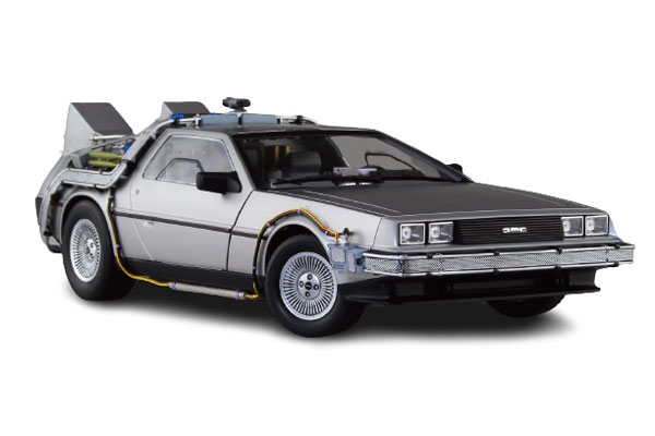 Aoshima Movie Mecha No.BT-01 1/24 Back To The Future Part I Time Machine Plastic Model