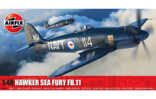 Airfix 1/48 Hawker Sea Fury FB.II Plastic Model