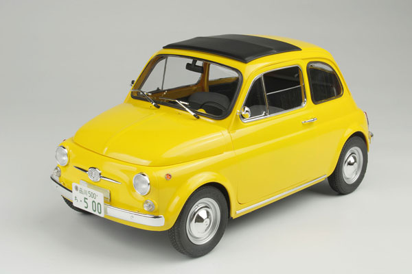 Platz/Italeri 1/12 피아트 500F 1968 w/루프 캐리어 플라스틱 모형 이미지 1