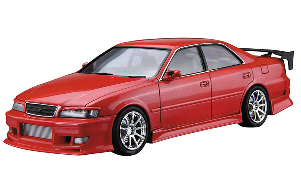 Aoshima The Tuned Car No.16 1/24 Kunny'z JZX100 Chaser Tourer V '98 (Toyota) Plastic Model