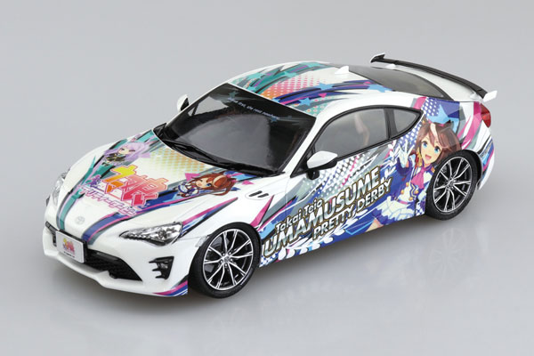 Aoshima 1/24 Itasha No.1 Umamusume Pretty Derby ZN6 TOYOTA86 '16 (Toyota) Plastic Model image 1