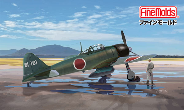 Fine Molds 1/48 Imperial Navy Type Zero Carrier Fighter 52 Type (Mitsubishi Type / Mid Model) Plastic Model