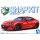 Aoshima RakuPla Snap Kit No.10-SR Toyota GR86 2021 (Spark Red) Plastic Model gambar 5