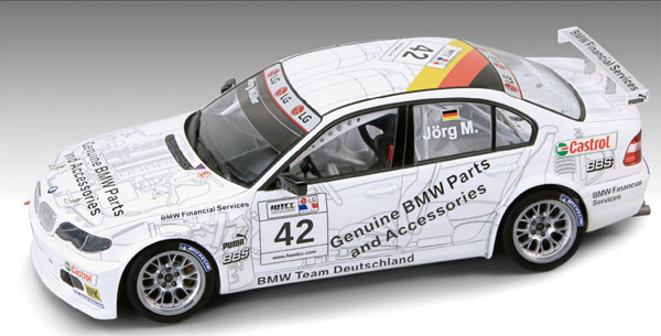 Platz/nunu 1/24 BMW 320i 2005 E46 WTCC Race of France Winner Plastic Model