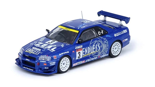 INNO Models 1/64 NISSAN SKYLINE GT-R (R34) #3 "ENDLESS ADVAN" Super Taikyu 2002 Winning Car Bild 1