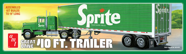 AMT 1/25 Great Dane 40 Feet Trailer "Sprite" Plastic Model