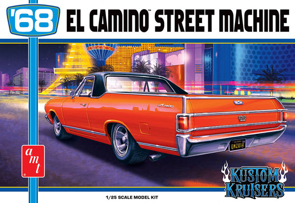 AMT 1/25 1968 Chevrolet El Camino Street Machine Plastic Model 圖片 1