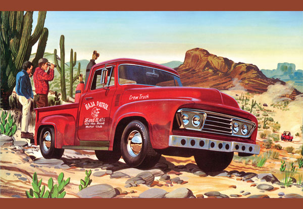 AMT 1/25 1953 Ford Pickup "Baja Patrol" Plastic Model