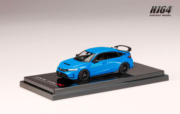HobbyJAPAN 1/64 Honda CIVIC TYPE R (FL5) RACING BLACK Package 2025 Racing Blue Purple