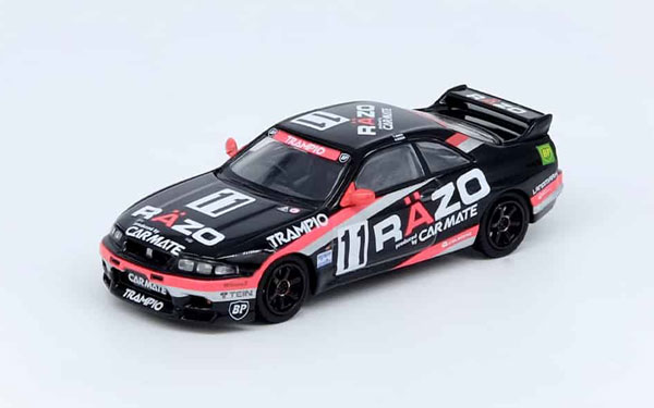 INNO Models 1/64 Nissan SKYLINE GT-R R33 #11 "RAZO TRAMPIO" N1 Endurance 1995 Sendai Winner