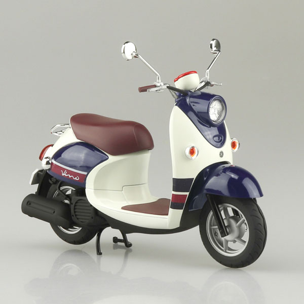 Aoshima The Bike No.60 1/12 Yamaha Vino '13 Dark Grayish Blue Metallic A (Blue Beige) Plastic Model
