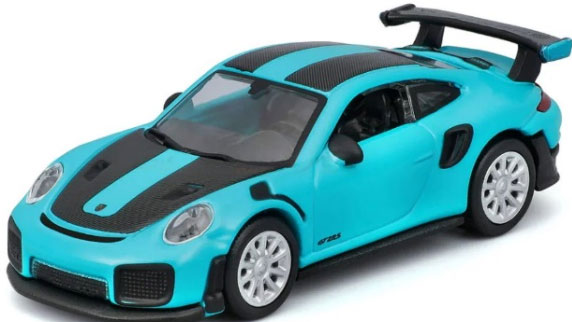 Maisto 1/64 SI Porsche 911 GT2 RS Blue gambar 1