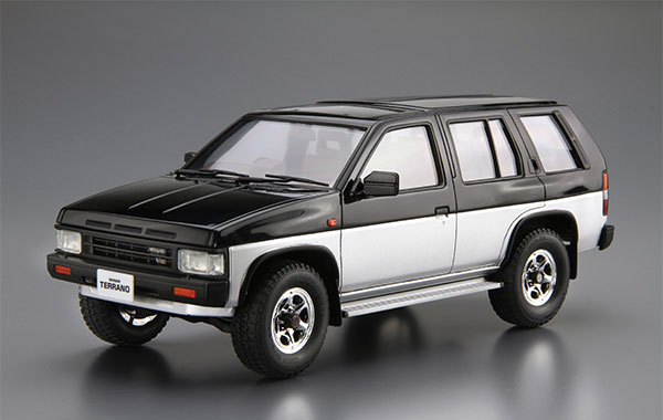 Aoshima The Model Car No.106 1/24 Nissan D21 Terrano V6-3000 R3M '91 Plastic Model