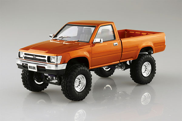 Aoshima The Tuned Car No.65 1/24 RN80 Hilux Long Bed Liftup '95 (Toyota) Plastic Model% Bild 1