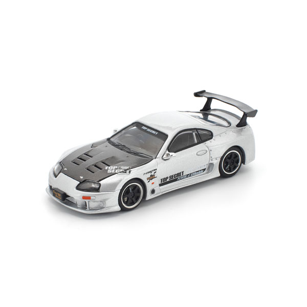 POP RACE 1/64 Top Secret GT300 Supra Silver