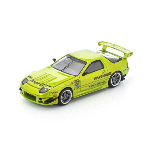 POP RACE 1/64 Mazda RX-7 (FC3S) RE:Amemiya Luminous Green
