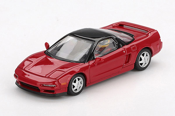 MINI GT 1/64 Honda NS-X Prototype Mid-Ship Sports 1989 w/Ayrton Senna Figure (Left-hand Steering)