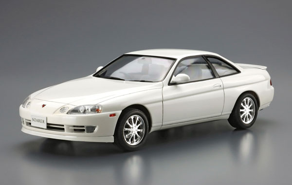 Aoshima The Model Car No.131 1/24 Toyota JZZ30 Soarer 2.5GT Twin Turbo L '91 Plastic Model
