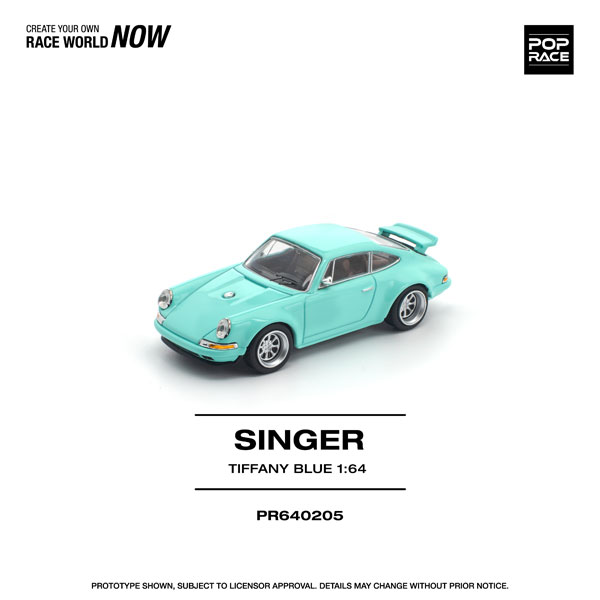 POP RACE 1/64 Singer 964 Tiffany Blue