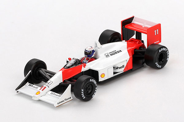 MINI GT 1/64 McLaren MP4/4 Japan Grand Prix 1988 2nd Place Car #11 Alain Prost