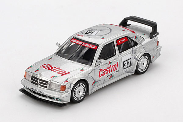 MINI GT 1/64 Mercedes-Benz 190E 2.5-16 Evolution II SE Asia Touring Car Championship 1995 #37 (Left-hand Steering)