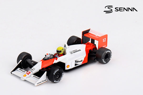 MINI GT 1/64 McLaren MP4/4 Japan Grand Prix 1988 Winning Car #12 Ayrton Senna gambar 1