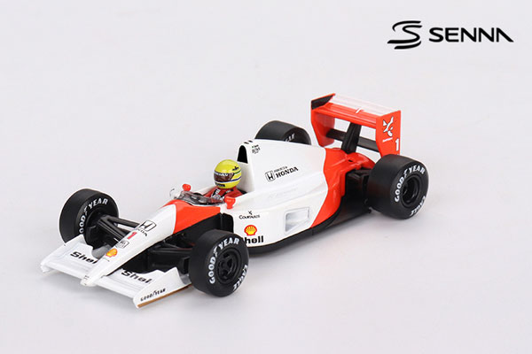 MINI GT 1/64 McLaren MP4/6 Japan Grand Prix 1991 2nd Place Car #1 Ayrton Senna