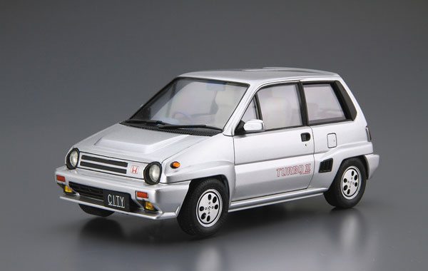 Aoshima The Model Car No.60 1/24 Honda AA City Turbo II '85 Plastic Model