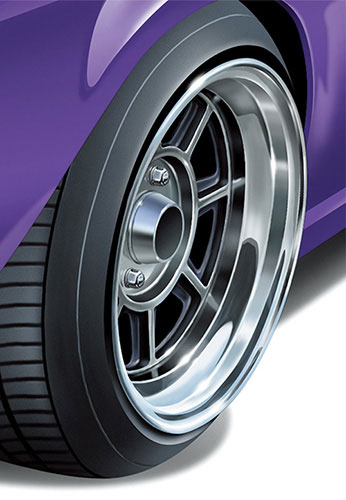 Aoshima The Tuned Parts No.20 1/24 Hayashi 14 Inch