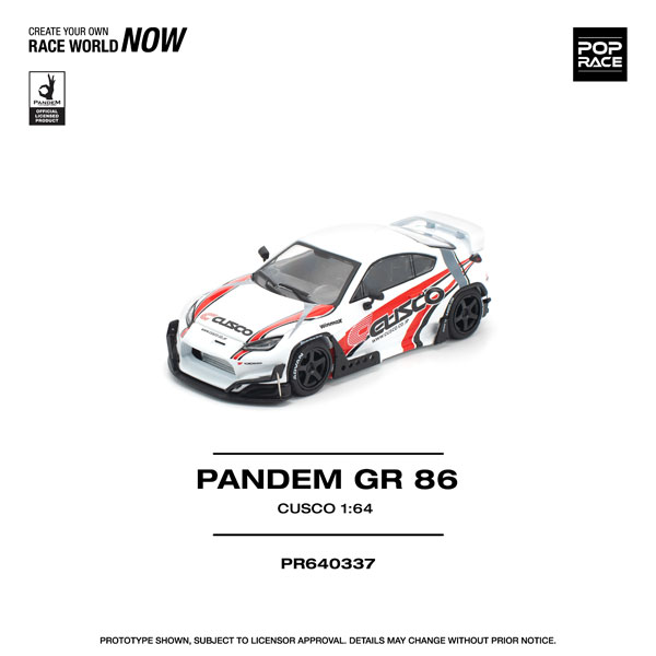 POP RACE 1/64 Pandem GR86 CUSCO