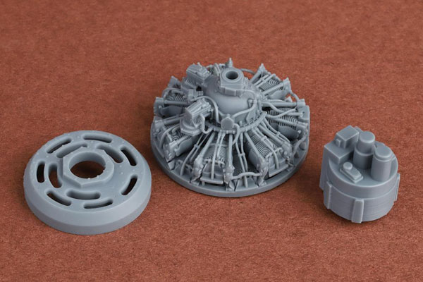 SBS 1/48 F4F-4/FM-1 Wildcat Engine (For T)