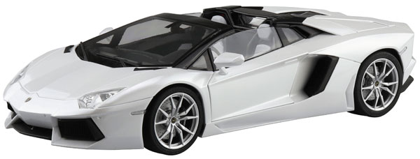 Aoshima The Super Car No.8 1/24 '12 Lamborghini Aventador Roadster Plastic Model