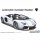 Aoshima The Super Car No.8 1/24 '12 Lamborghini Aventador Roadster Plastic Model Bild 2