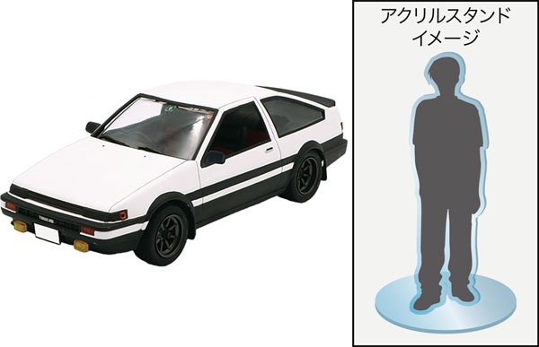 Fujimi 1/24 Initial D Series No.1 EX-1 Trueno Early Model 1600GT APEXAE86 Takumi Fujiwara Special Edition (w/Character Acrylic Stand) Bild 1