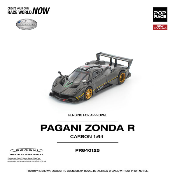 POP RACE 1/64 Pagani Zonda R