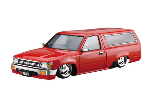 Aoshima The Tuned Car No.59 1/24 YN86 Hilux New Old School '95 (Toyota) Plastic Model