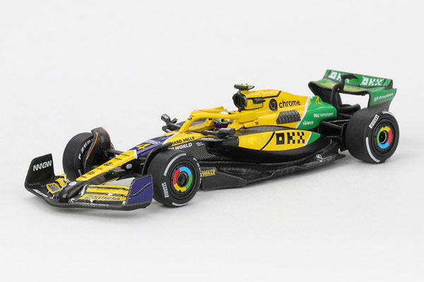 MINI GT 1/64 McLaren F1 MCL38 2024 #4 Monaco Grand Prix Lando Norris