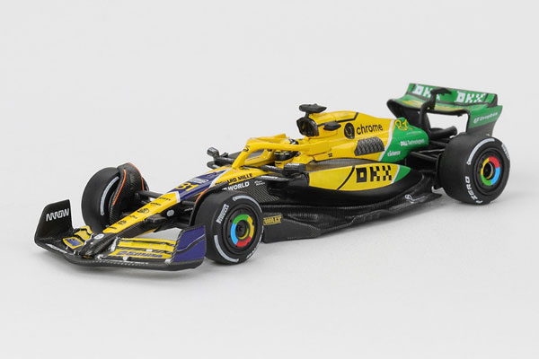 MINI GT 1/64 McLaren F1 MCL38 2024 2nd Place Car #81 Monaco Grand Prix Oscar Piastri
