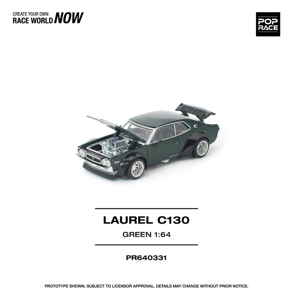 POP RACE 1/64 LAUREL C130 GREEN Bild 1